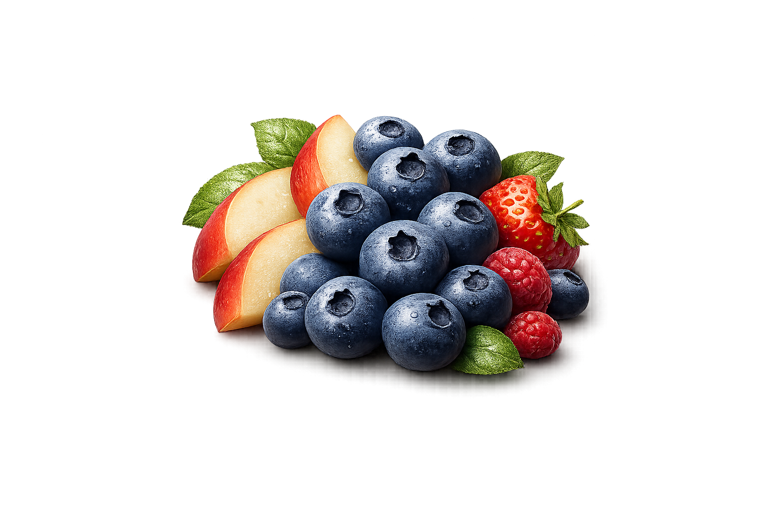 Frutas e ingredientes naturales